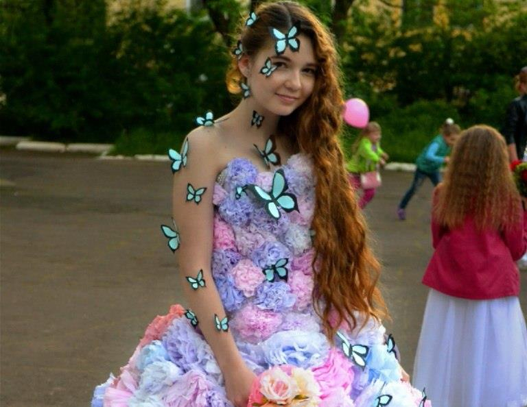 Самая оригинальная невеста» Чепецка: «Платье я сделала из 700 салфеток»