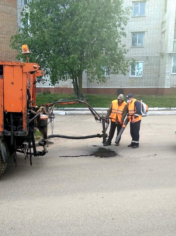 В Кирово-Чепецке начали ямочный ремонт: список улиц