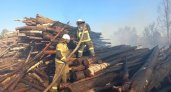 В Кирово-Чепецком районе произошел пожар