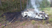 Смертельное ДТП: в Кировской области перевернулась и загорелась BMW