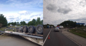 В Кировской области перевернулся грузовик: пострадал ребенок-пассажир 