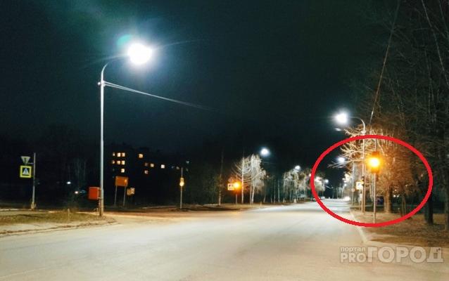 Новые светофоры в Чепецке до сих пор не работают