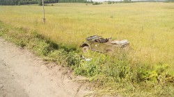 В Кирово-Чепецком районе авто «улетело» в кювет и перевернулось: водитель погиб