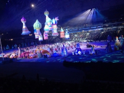 Волонтер из Чепецка побывала на репетиции открытия Олимпиады в Сочи