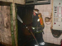 В Кирово-Чепецком районе горел коптильный цех