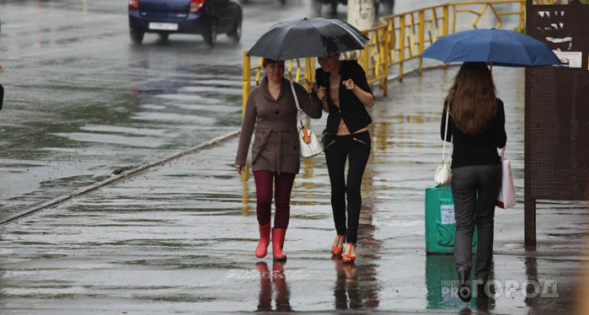 В Кирово-Чепецке выходные дни 25 и 26 сентября будут дождливыми