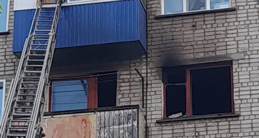 В Чепецке загорелась квартира в доме на проспекте Мира