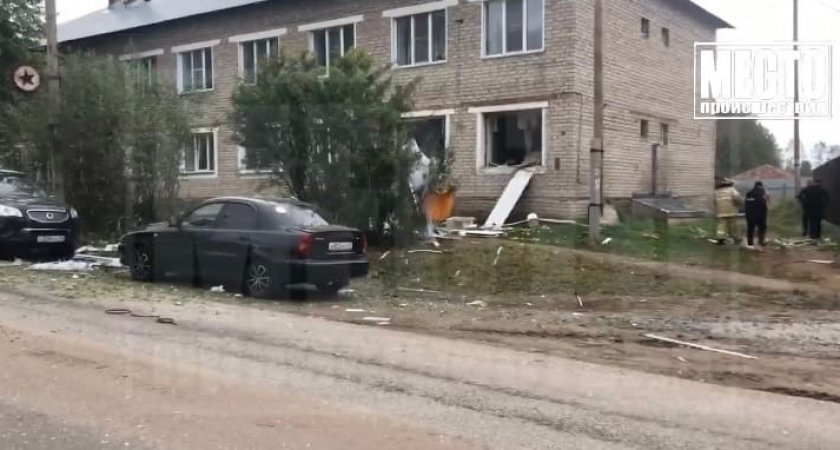 В Кировской области напротив школы взорвалась квартира жилого дома  