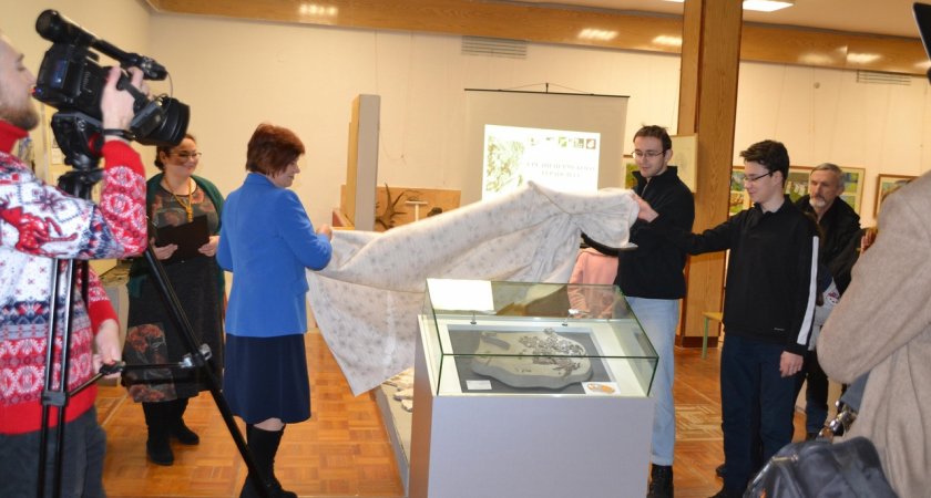 Находка кирово-чепецких палеонтологов заняла место в экспозиции #ВолгагеологияВятка