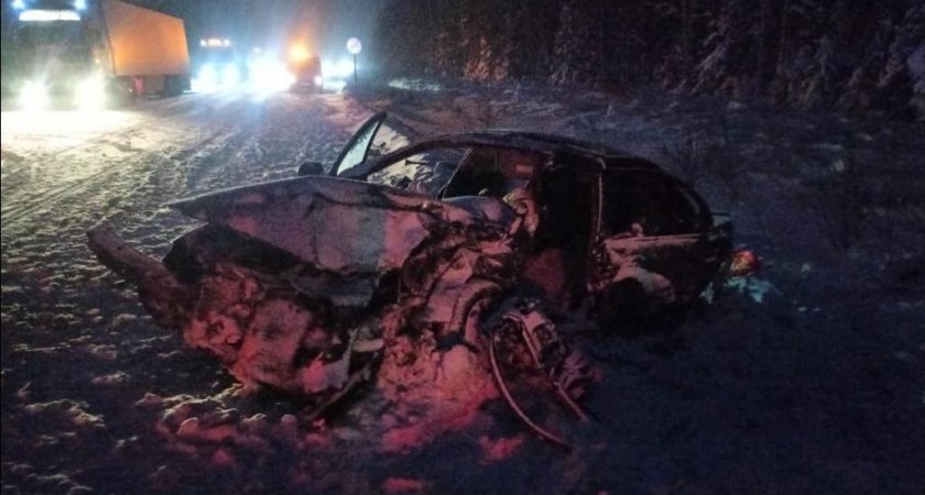 В Кировской области при столкновении двух машин на трассе погиб 31-летний мужчина