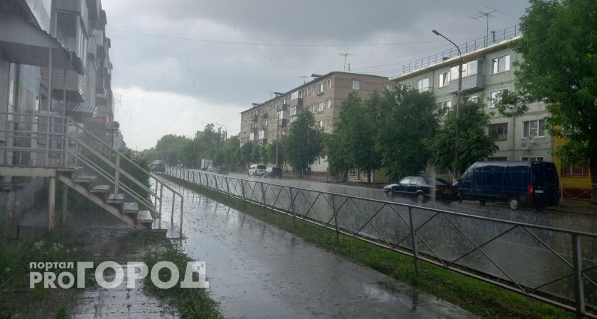 Метеорологи предупреждают чепчан о надвигающихся ливнях и грозах