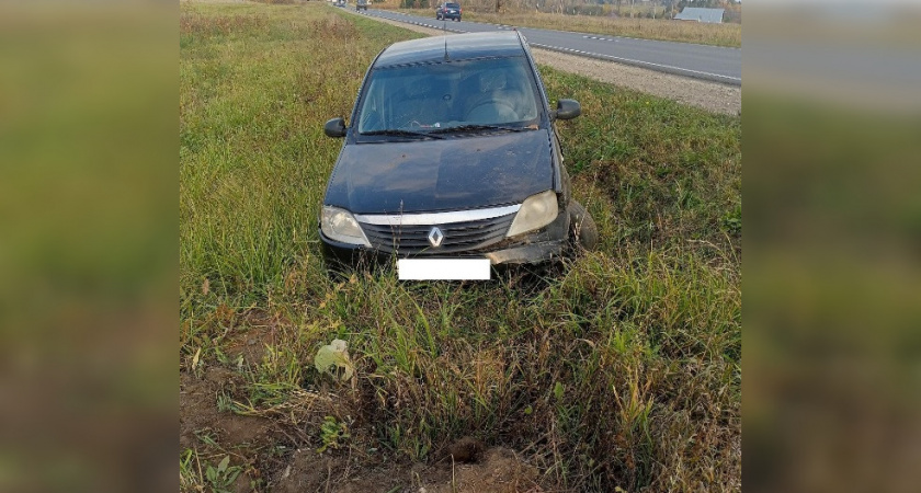 В Кирово-Чепецком районе водитель Lada Kalina протаранил Renault: есть пострадавшие
