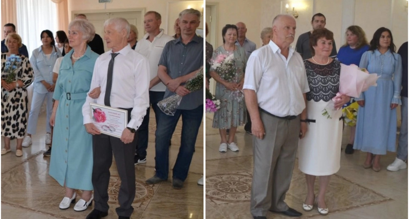 Две семьи из Кирово-Чепецка отметили 50-летний юбилей совместной жизни