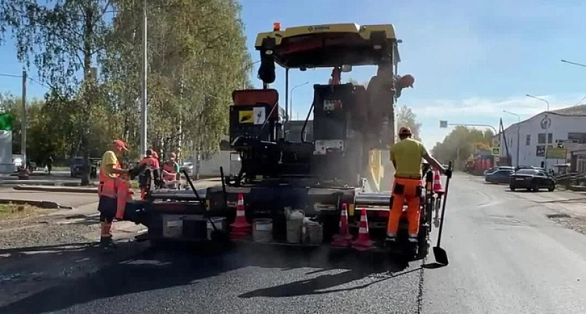 В Кирово-Чепецком районе завершается ремонт важной автодороги