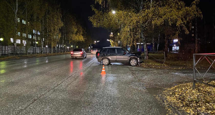 Lada Kalina и Chery не поделили дорогу в Кирово-Чепецке: есть пострадавшие