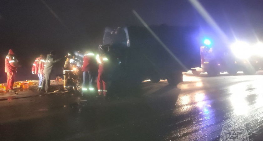 На трассе в Котельничском районе произошла лобовая смертельная авария