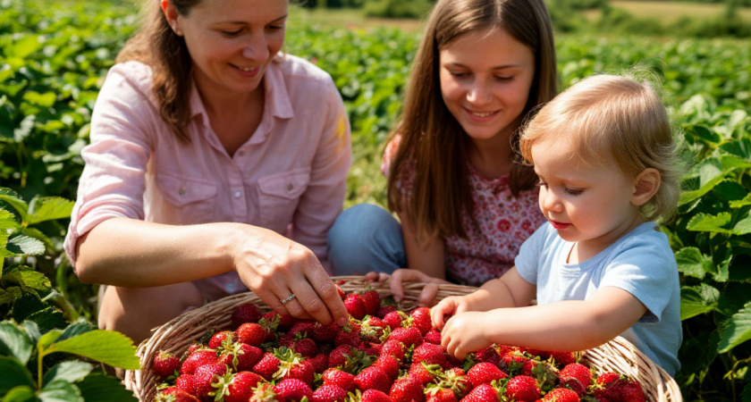Добавьте в почву горсть этого — и клубника даст ягоды с кулак: все соседи ходят за советом