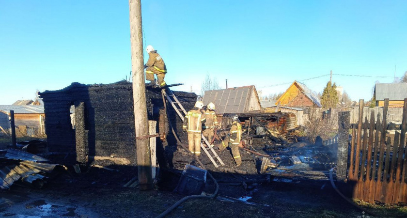 В Омутнинском районе пожар унес жизнь человека