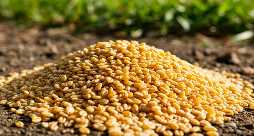 Миска крупы вместо целой тачки навоза: бросаем по всему участку - земля станет легче и приятнее шелка