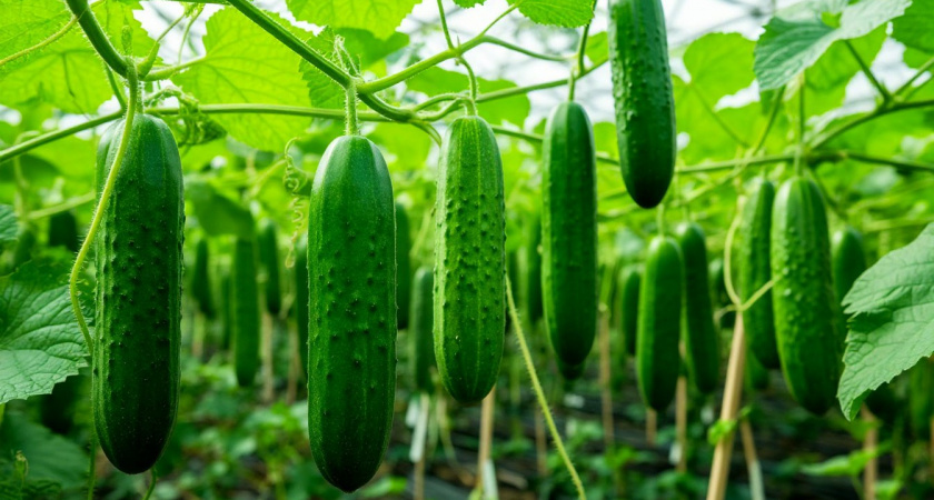 Теперь всегда делаю такие подвязки для огурцов: идею подсмотрела у местного фермера