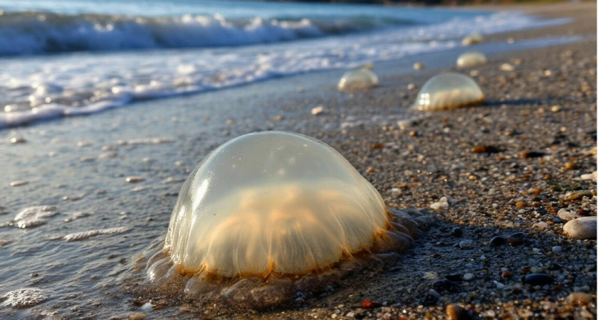 Побережье усеяно окурками, медузами и мусором, развлечений никаких: туристы раскритиковали отдых на Азовском море
