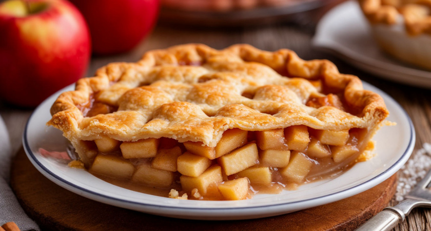 Пирог «Три стакана» с яблоками: элементарный рецепт для быстрого десерта