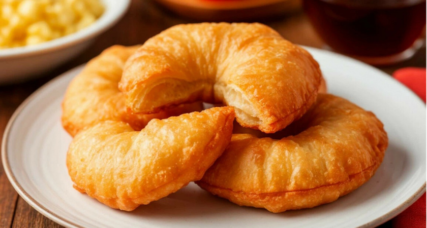 Если добавить в тесто на кефире ложку крупы, то получится гора нежнейших пирожков: сочные беляши без дрожжей