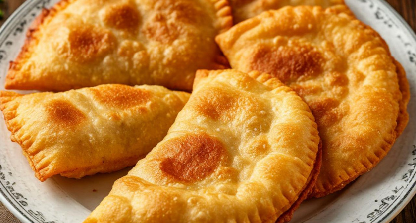 Тесто тонкое, как бумага, а начинка сочнейшая: рецепт чебуреков - вкусные, словно только что из чебуречной