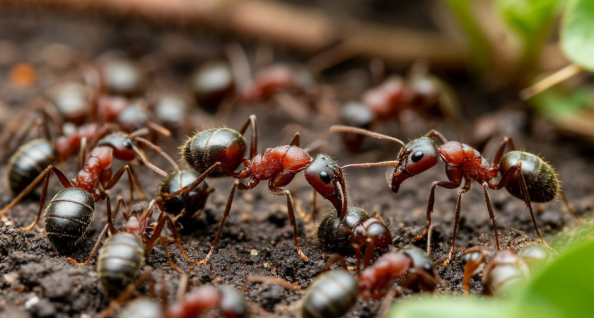 Муравьи бегут вместе с царицей. Как за пару дней избавиться от муравьев на участке с помощью обычного порошка
