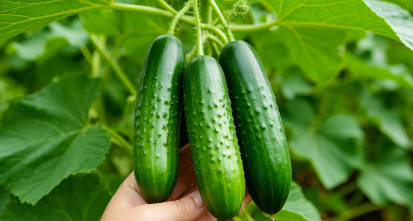 Щепотка соли творит чудеса: как получить идеальные огурцы без болезней