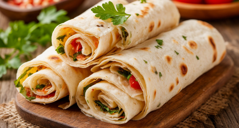 Молниеносная закуска: лаваш-рулетики с изысканной начинкой — исчезнут с тарелки за считанные минуты