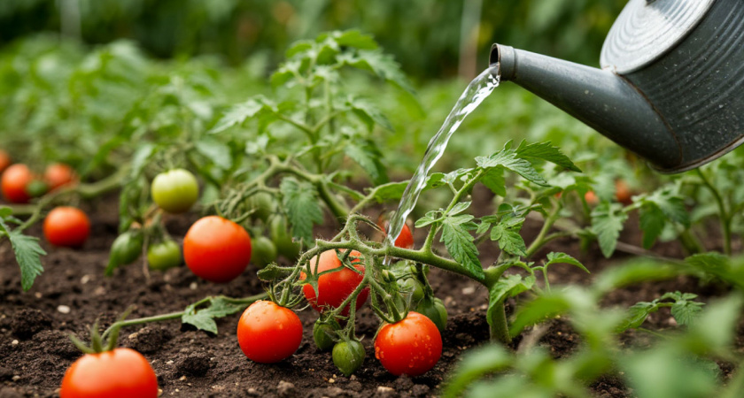 Соседка поделилась секретом — поливать помидоры йодом. Теперь завязи появляются хоть в 35-градусную жару, хоть в холод