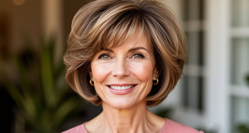 Эти благородные стрижки идеально держатся без укладки даже на тонких волосах - подобрали лучшие варианты для женщин 50+