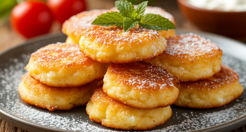 Мой новый фаворит: Воздушные творожные оладушки на кефире — превосходят даже сырники