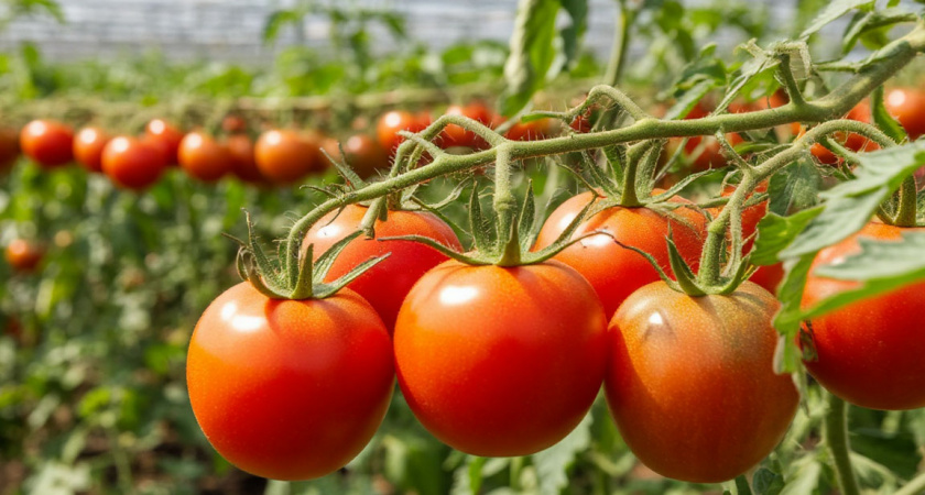 Даже листьев не вижу! Томаты все в плодах после этой подкормки: кормим 2 раза в июле