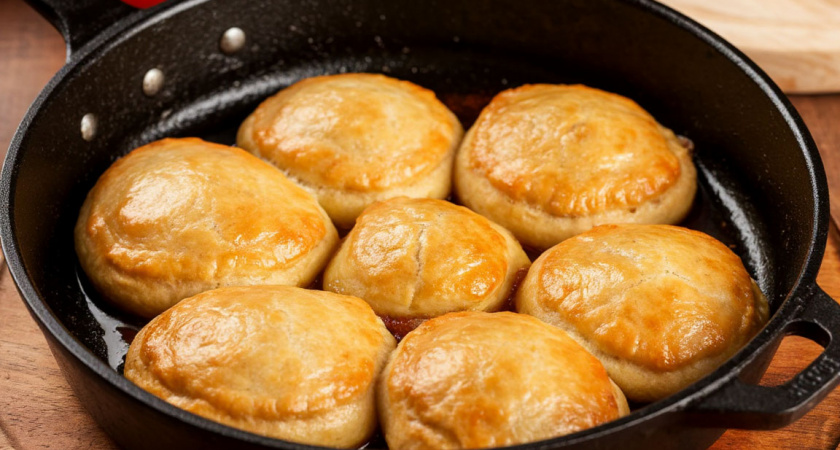 Смешиваю стакан кефира и фарш: на выходе получаю гору вкуснейших ленивых беляшей 