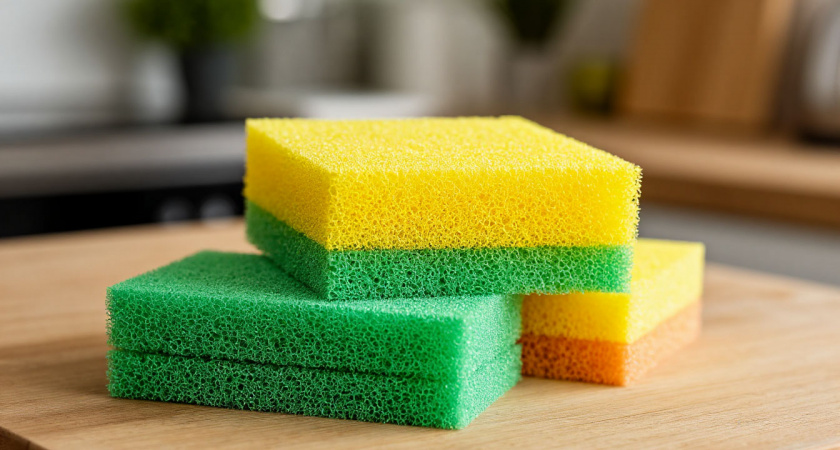 Губки для посуды заменила этим предметом — не имеет запаха и очищает даже эффективнее: найдется в каждом доме
