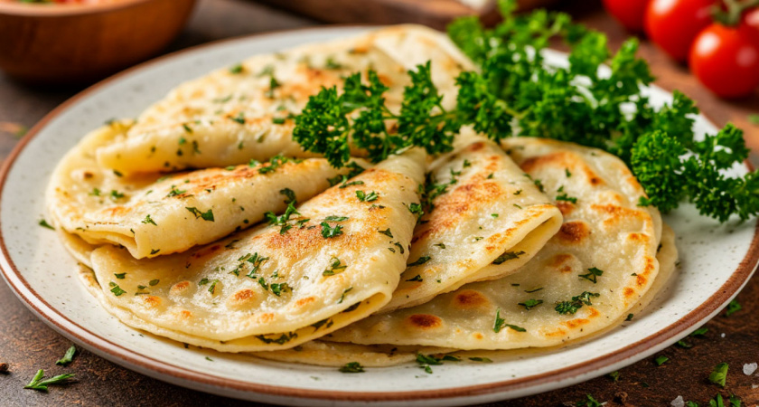 Простой рецепт кутабов — лепешек с зеленью и сыром, которые вкуснее хачапури