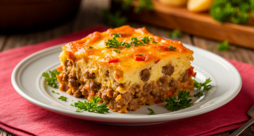 Нежная творожная запеканка с рисом: простой и полезный рецепт без муки