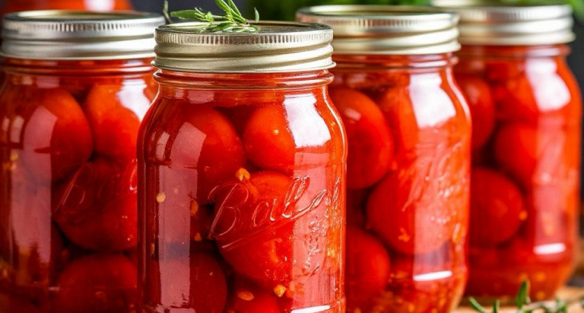 Помидоры на зиму "Сладунчики": готовятся без заморочек, рассол выпивается быстрее, чем съедаются помидоры