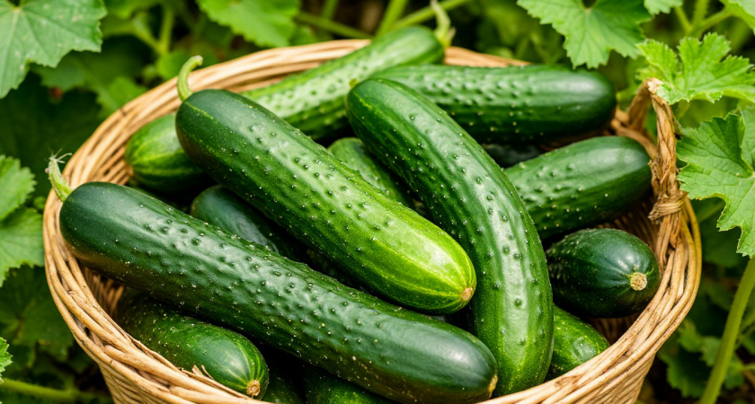 Чередую 3 рецепта молочной подкормки для огурцов по графику. Урожайность растений выросла стремительно