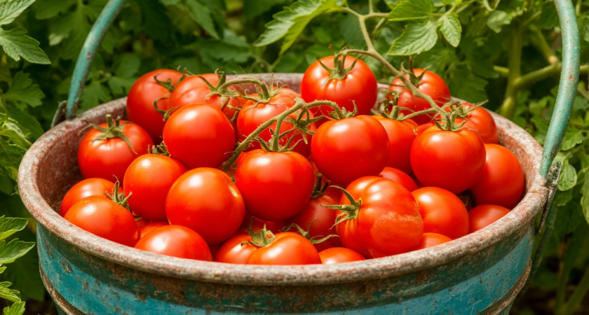 Две «стыдные» подкормки помидоров, которые я делаю на протяжении всего урожая. Фитофторы нет, а томаты ящиками собираем