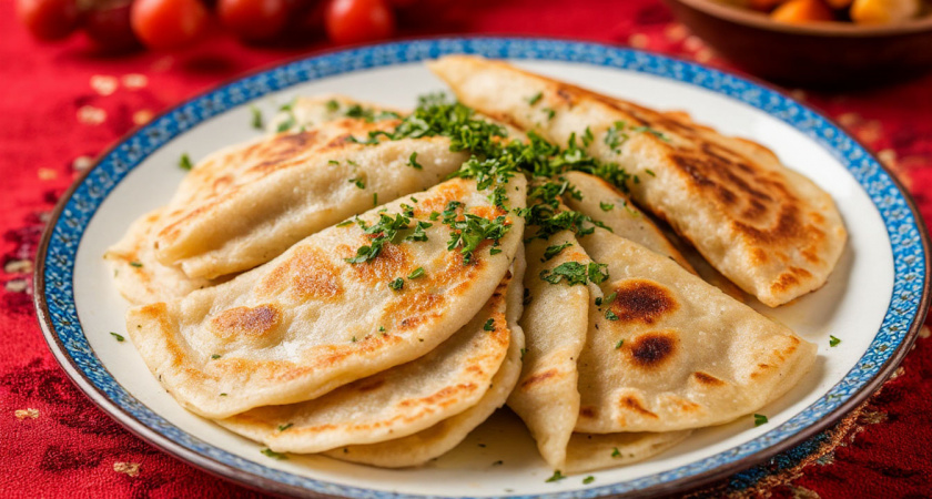 Кутабы по-азербайджански — пирожки с травами, которые любит вся семья: сочное, легкое и ароматное блюдо без хлопот