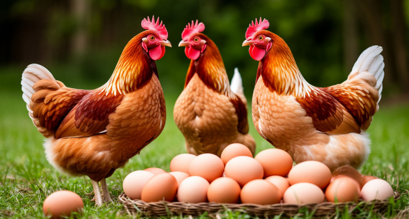 Так кормят кур-несушек в деревнях - яйца собирают крупные с ярким желтком: пример рациона
