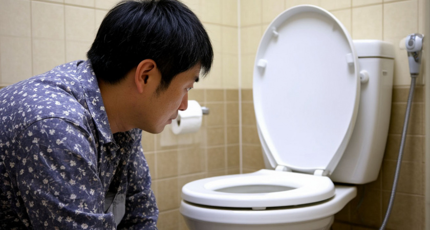 Узнал, что японцы садятся на унитаз лицом вперед. Удивился, когда узнал почему