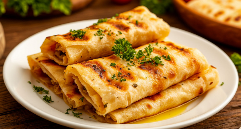 Жареный лаваш с сыром – можно готовить вместо пирожков за 15 минут