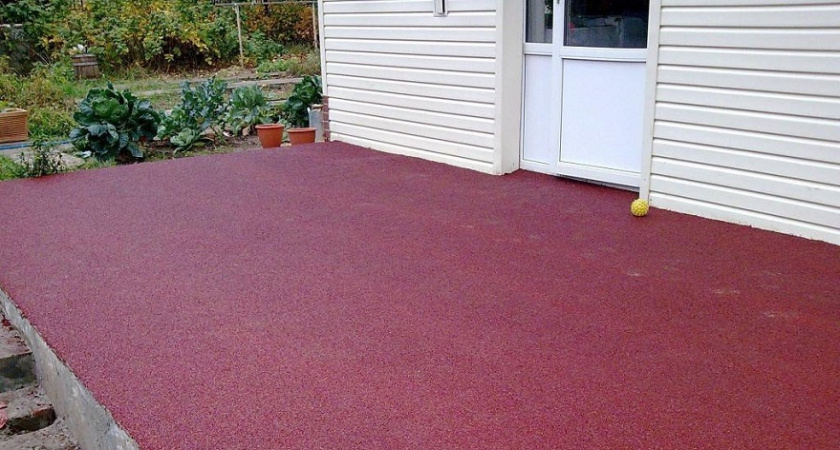 Резиновая крошка своими руками: сделал дорожку, по которой не страшно ни в дождь, ни в гололёд