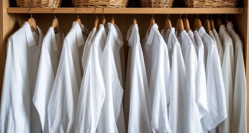 Желтизны будто и не было: как за 10 минут уничтожить потные пятна на одежде