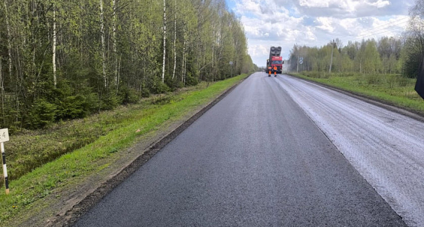 В Кировской области идет ремонт дороги Слободской - Нагорск