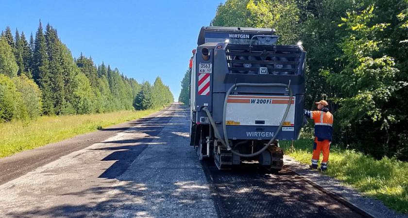 Стартовал ремонт дороги Плотники – Вожгалы – Богородское – Уни